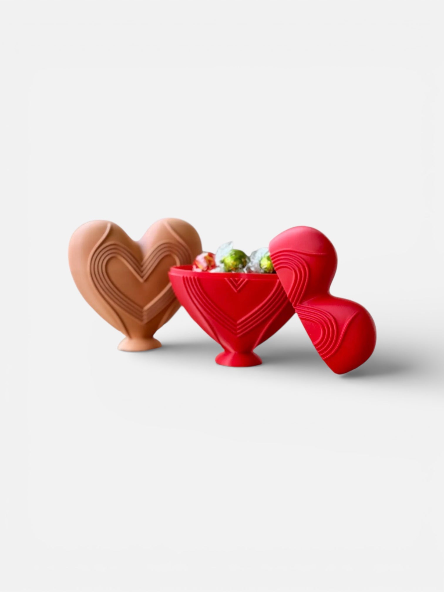 Standing Heart Keepsake Box