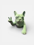 Frenchie Peace Hand Figurine