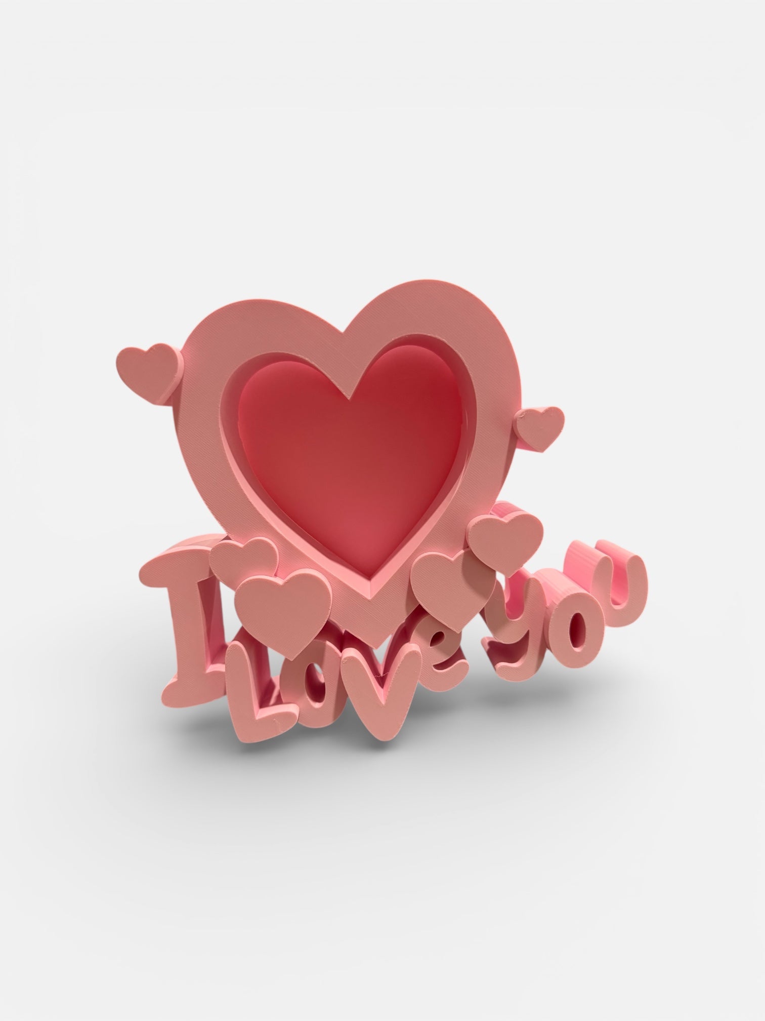 Heart-Shaped “I Love You” Picture Frame