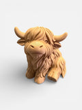 Sweet Highland Heifer Figurine